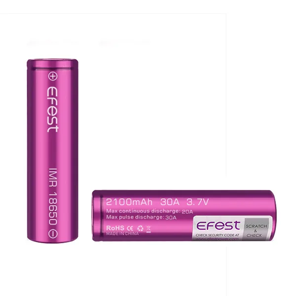 Efest : accus et chargeurs, ce qu'il faut savoir